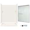 SSP326L018-M58570NR 72-in x 60-in x 32-in 5-Piece Alcove Shower Kit in Bisque