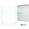 SSP326R010-M58570CR 72-in x 60-in x 32-in 5-Piece Alcove Shower Kit in White
