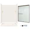 SSP326R018-M58570BR 72-in x 60-in x 32-in 5-Piece Alcove Shower Kit in Bisque