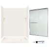 SSP326R018-M58570CR 72-in x 60-in x 32-in 5-Piece Alcove Shower Kit in Bisque