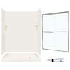 SSP326R018-M58570NC 72-in x 60-in x 32-in 5-Piece Alcove Shower Kit in Bisque