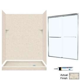 SSP326R-M58570CC 72-in x 60-in x 32-in 5-Piece Alcove Shower Kit