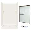 SSP3448018-M46570BR 72-in x 48-in x 34-in 5-Piece Alcove Shower Kit in Bisque