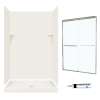 SSP3448018-M46570NC 72-in x 48-in x 34-in 5-Piece Alcove Shower Kit in Bisque