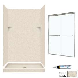 SSP3448-M46570NC 72-in x 48-in x 34-in 5-Piece Alcove Shower Kit