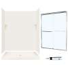 SSP3460018-M58570CC 72-in x 60-in x 34-in 5-Piece Alcove Shower Kit in Bisque