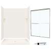 SSP3460018-M58570NC 72-in x 60-in x 34-in 5-Piece Alcove Shower Kit in Bisque