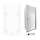 SSP3636010-M34570CR 72-in x 36-in x 36-in 5-Piece Alcove Shower Kit in White