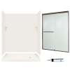 STP326R018-M58570BR 72.5-in x 60-in x 32-in 5-Piece Alcove Shower Kit in Bisque