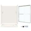 STP326R018-M58570NC 72.5-in x 60-in x 32-in 5-Piece Alcove Shower Kit in Bisque