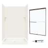 STP3448018-M46570BC 72.5-in x 48-in x 34-in 5-Piece Alcove Shower Kit in Bisque