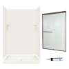 STP3448018-M46570BR 72.5-in x 48-in x 34-in 5-Piece Alcove Shower Kit in Bisque