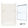 STP3448018-M46570CC 72.5-in x 48-in x 34-in 5-Piece Alcove Shower Kit in Bisque