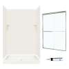 STP3448018-M46570NC 72.5-in x 48-in x 34-in 5-Piece Alcove Shower Kit in Bisque