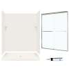 STP3460018-M58570NC 72.5-in x 60-in x 34-in 5-Piece Alcove Shower Kit in Bisque