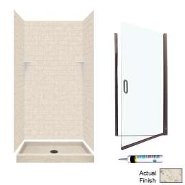 STP3636-M34570BC 72.5-in x 36-in x 36-in 5-Piece Alcove Shower Kit