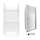 Veritek SVP3232010-M28570CR 73.25-in x 32-in x 32-in 3-Piece Alcove Shower Kit in White