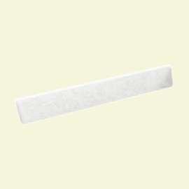 Swan VT-19-SS-010 Swanstone 3-in H x 18-in L Bathroom Side Splash in White
