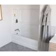 30 x 60 x 60 Veritek(TM) Smooth Direct to Stud Tub Wall Kit in White, BA03060.010