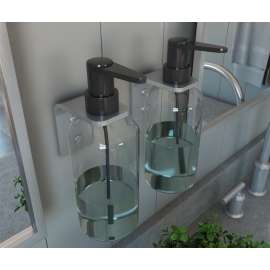 Odile Suite Bottle Holder in Brushed Chrome - Pack of 2, BH10045090.201