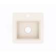 15 x 15 Swanstone(R) Dual Mount Entertainment Sink in Tahiti White, BS01515.011