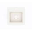 15 x 15 Swanstone(R) Dual Mount Entertainment Sink in Bisque, BS01515.018