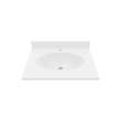 Chesapeake 22 x 25 Single Bowl Vanity Top in White, CH02225.010