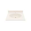 Chesapeake 22 x 25 Single Bowl Vanity Top in Tahiti White, CH02225.011