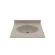 Chesapeake 22 x 25 Single Bowl Vanity Top in Limestone, CH02225.218
