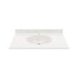 Chesapeake 22 x 37 Single Bowl Vanity Top in Carrara, CH02237.221