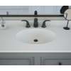 Chesapeake 22 x 43 Single Bowl Vanity Top in White, CH02243.010
