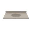 Chesapeake 22 x 43 Single Bowl Vanity Top in Limestone, CH02243.218