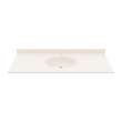 Chesapeake 22 x 55 Single Bowl Vanity Top in Tahiti White, CH02255.011