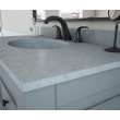 Chesapeake 22 x 55 Single Bowl Vanity Top in Ash Gray, CH02255.203