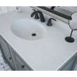 Chesapeake 22 x 61 Single Bowl Vanity Top in Tahiti White, CH02261.011