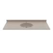 Chesapeake 22 x 61 Single Bowl Vanity Top in Limestone, CH02261.218