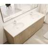Chesapeake 22 x 61 Double Bowl Vanity Top in White, CH022612B.010