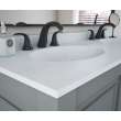 Chesapeake 22 x 61 Double Bowl Vanity Top in Tahiti White, CH022612B.011