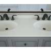 Chesapeake 22 x 61 Double Bowl Vanity Top in Bisque, CH022612B.018