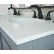 Chesapeake 22 x 61 Double Bowl Vanity Top in Bisque, CH022612B.018