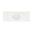 Chesapeake 22 x 61 Double Bowl Vanity Top in Carrara, CH022612B.221