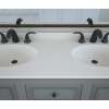 Chesapeake 22 x 73 Double Bowl Vanity Top in White, CH022732B.010