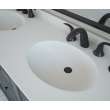 Chesapeake 22 x 73 Double Bowl Vanity Top in White, CH022732B.010