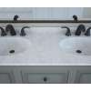 Chesapeake 22 x 73 Double Bowl Vanity Top in Ice, CH022732B.130