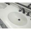 Chesapeake 22 x 73 Double Bowl Vanity Top in Mountain Mist, CH022732B.141