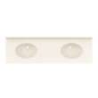 Chesapeake 22 x 73 Double Bowl Vanity Top in Mountain Mist, CH022732B.141