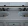 Chesapeake 22 x 73 Double Bowl Vanity Top in Ash Gray, CH022732B.203