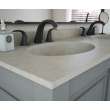 Chesapeake 22 x 73 Double Bowl Vanity Top in Limestone, CH022732B.218