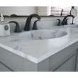 Chesapeake 22 x 73 Double Bowl Vanity Top in Carrara, CH022732B.221