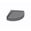 Corner Shower Seat in Ash Gray, CS01616.203